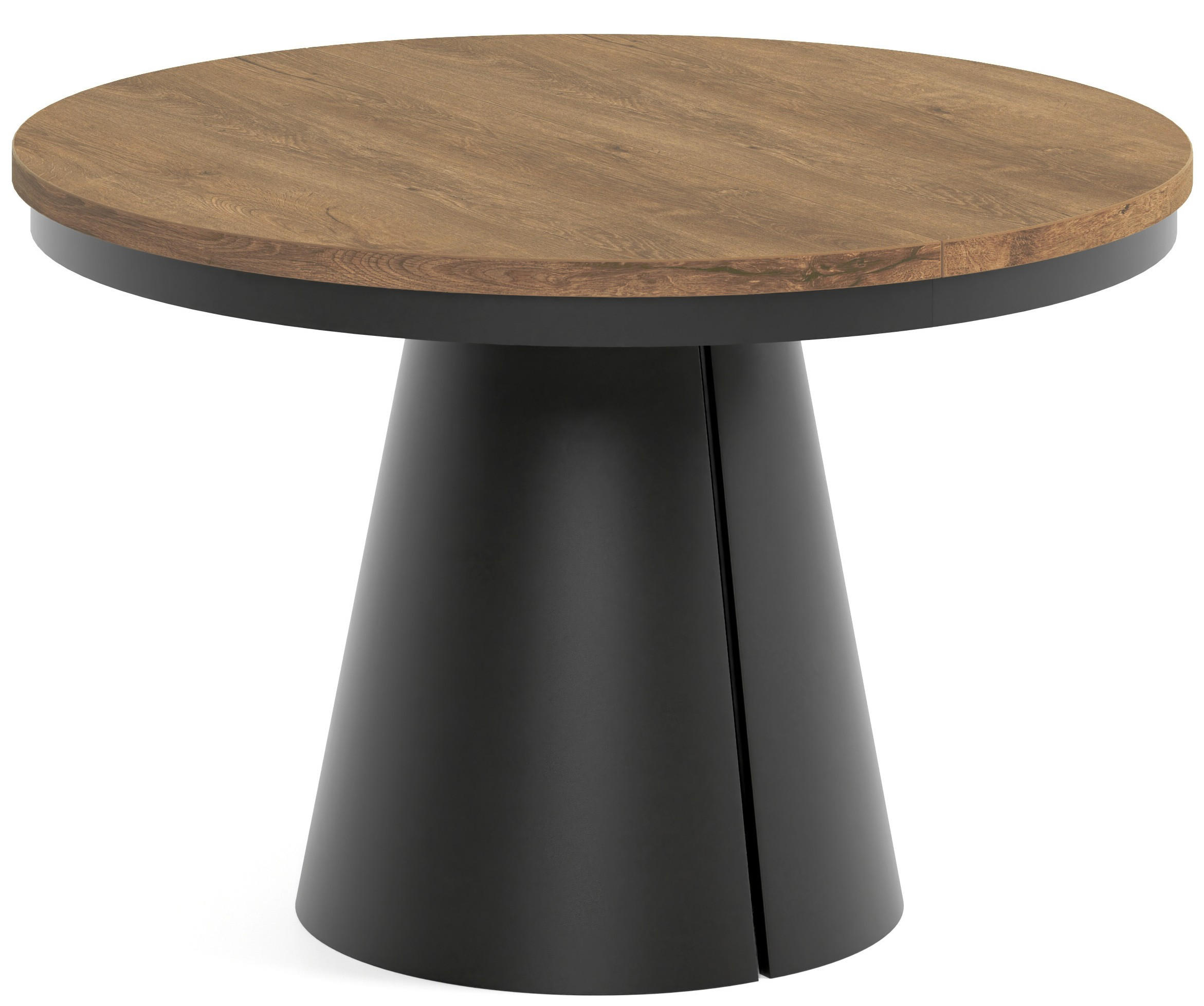 TISCH Schwarz ALMA Ausziehbar 120/196 cm - Eichefarben/Schwarz, Holzwerkstoff (2/120/76cm) - Sepro Meble