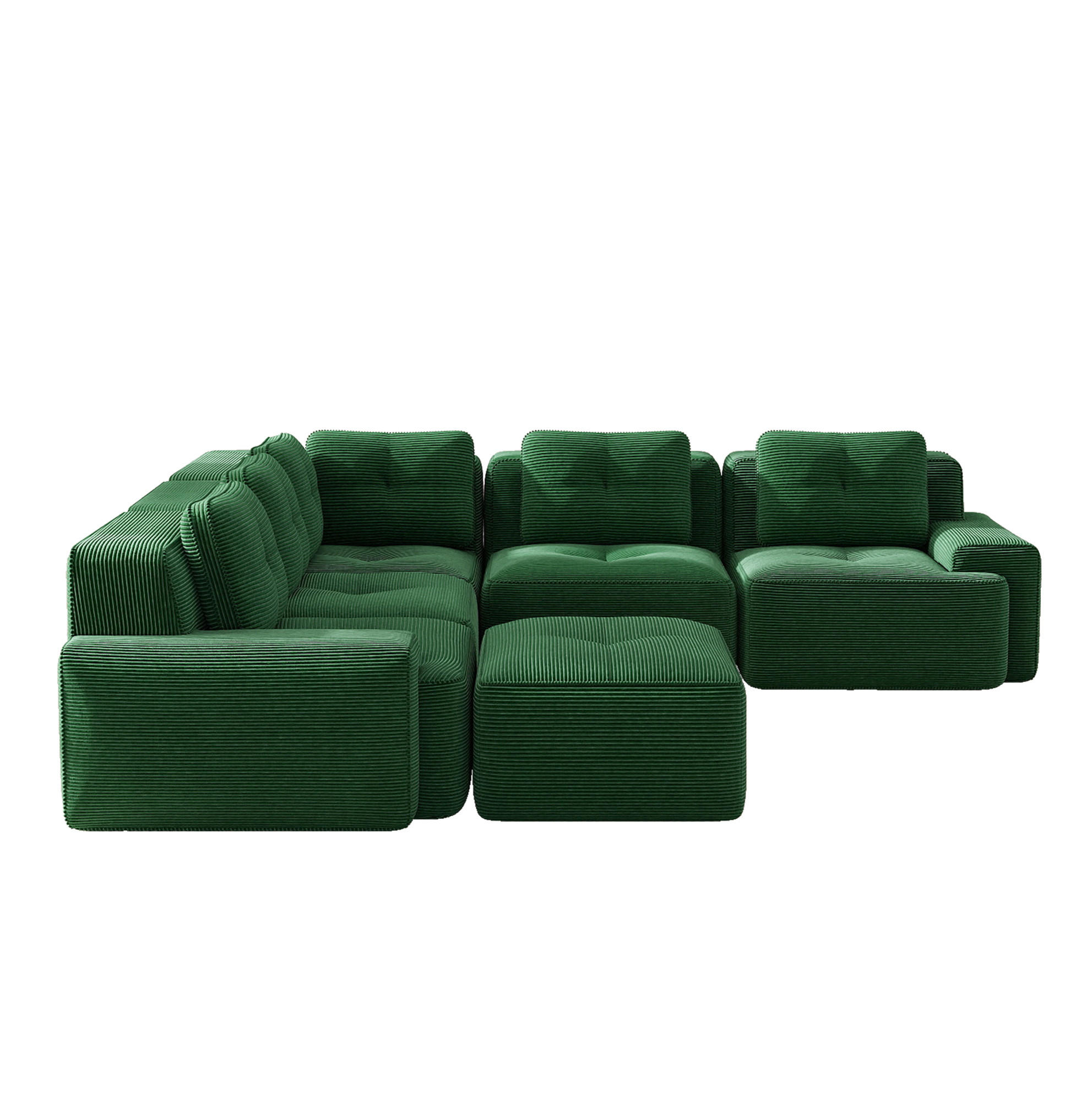 Meubliv Sofa Grün 295x295 cm