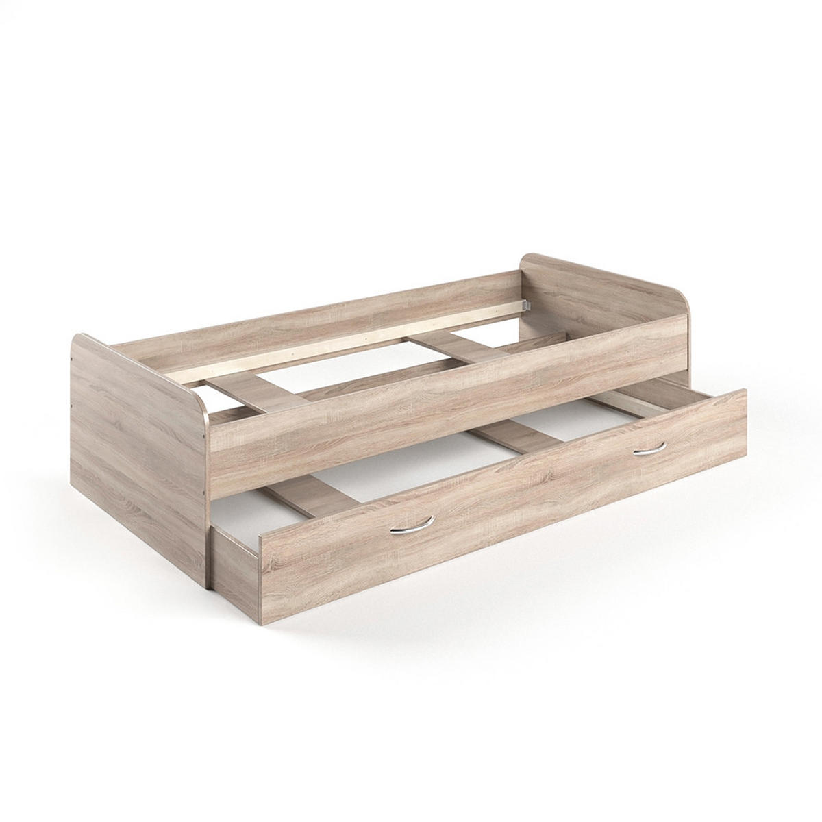 KINDERBETT Enzo Sonoma 90x200 cm - Sonoma Eiche, Holzwerkstoff (203.2/52.4/94cm) - VitaliSpa