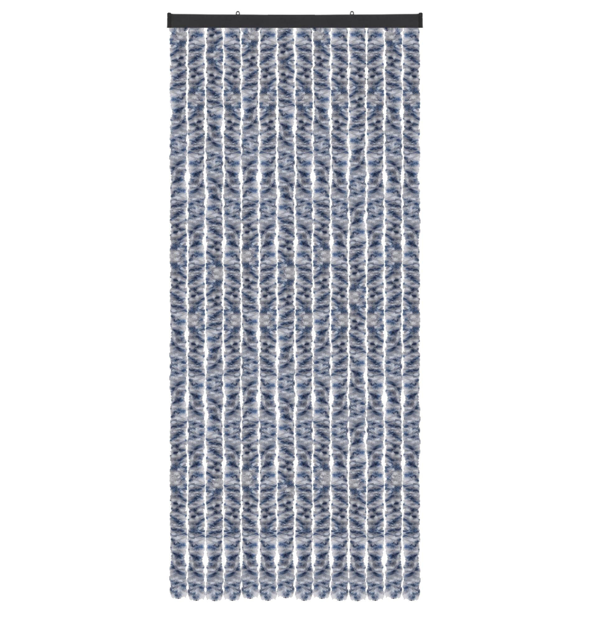 Arsvita Flauschvorhang Blau 56x2x185 cm