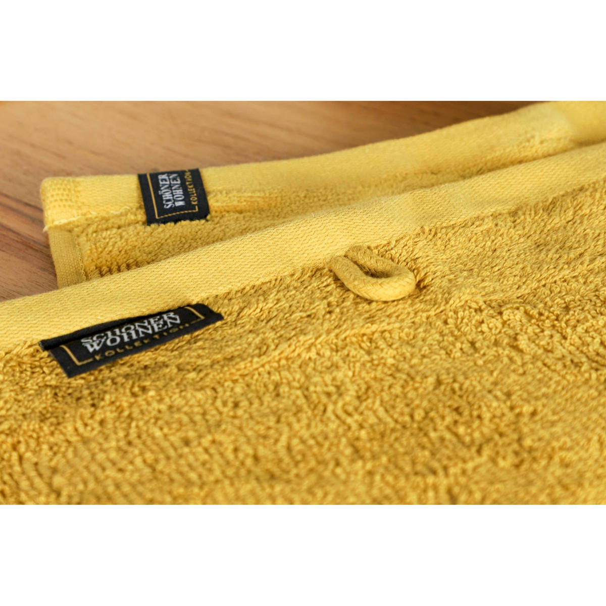GÄSTEHANDTUCH SENSE-6 - Gelb, Textil (30/50cm) - Schöner Wohnen