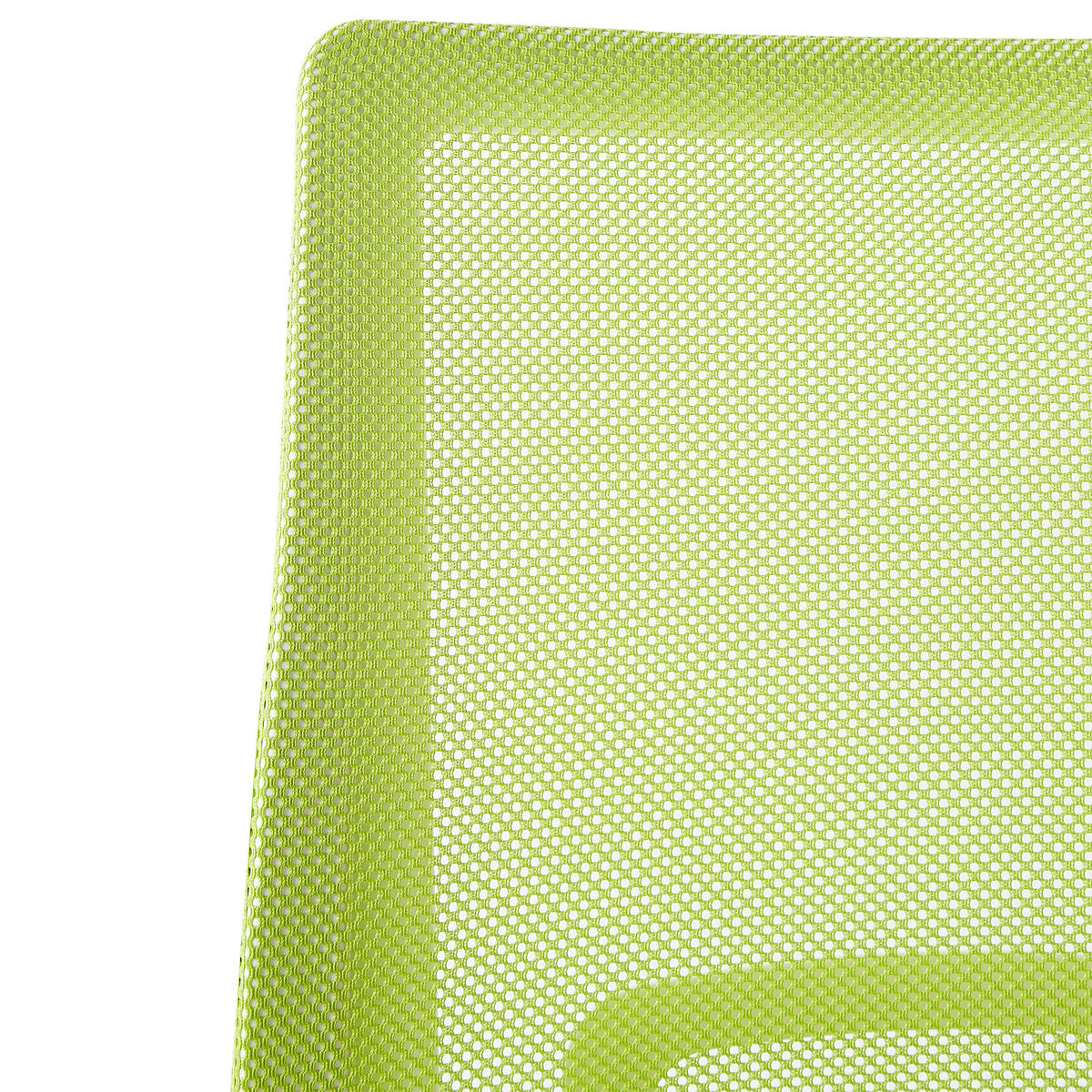 BÜROSTUHL Limettengrün Solid - Limette/Silberfarben, Textil (60/88/60cm) - Beliani