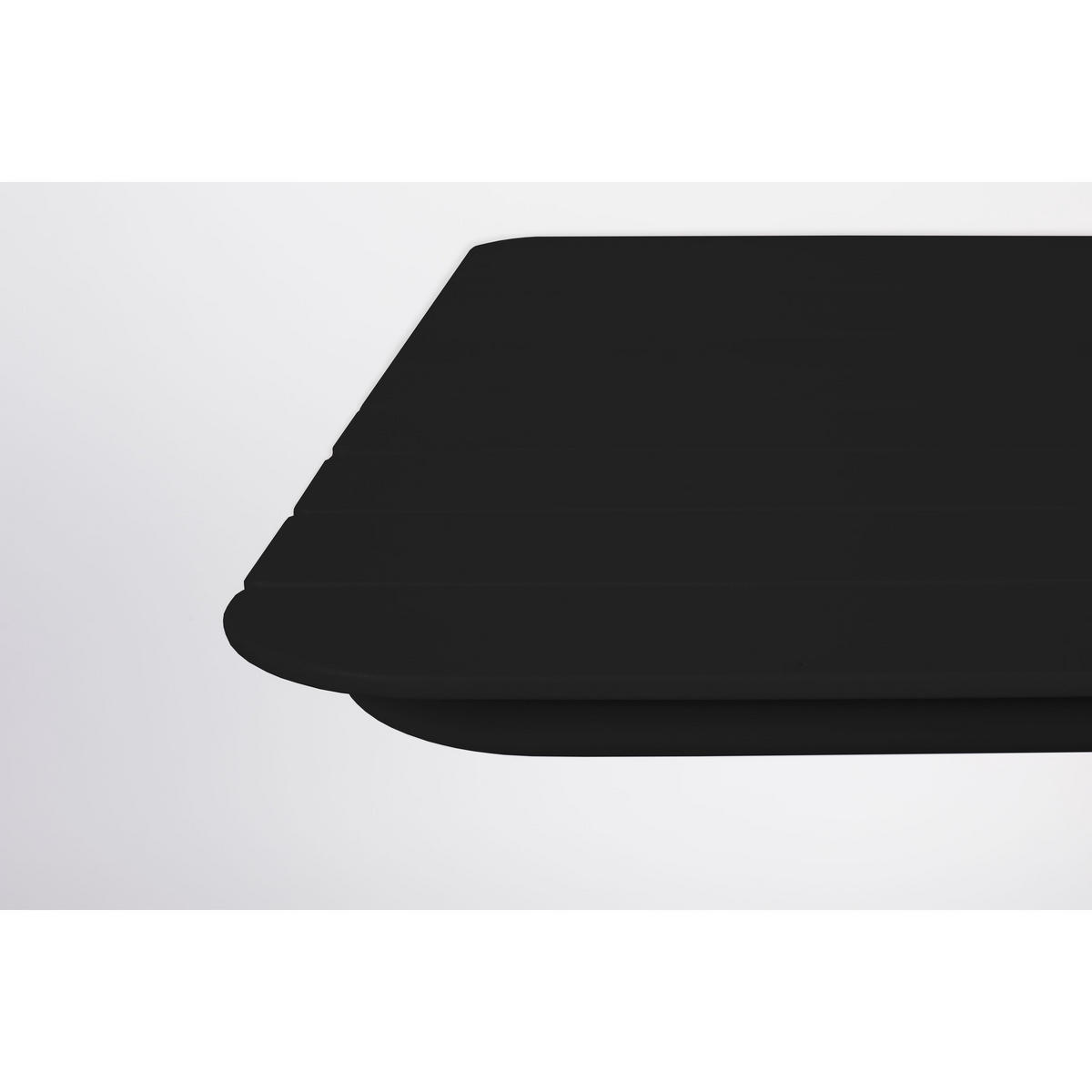 BISTROTISCH Vondel Garten 71x71 cm Schwarz - Schwarz, Metall (71/71/75cm) - Zuiver