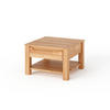 COUCHTISCH Lundvik - Buchefarben, Holz (70/70/45cm) - kiki design