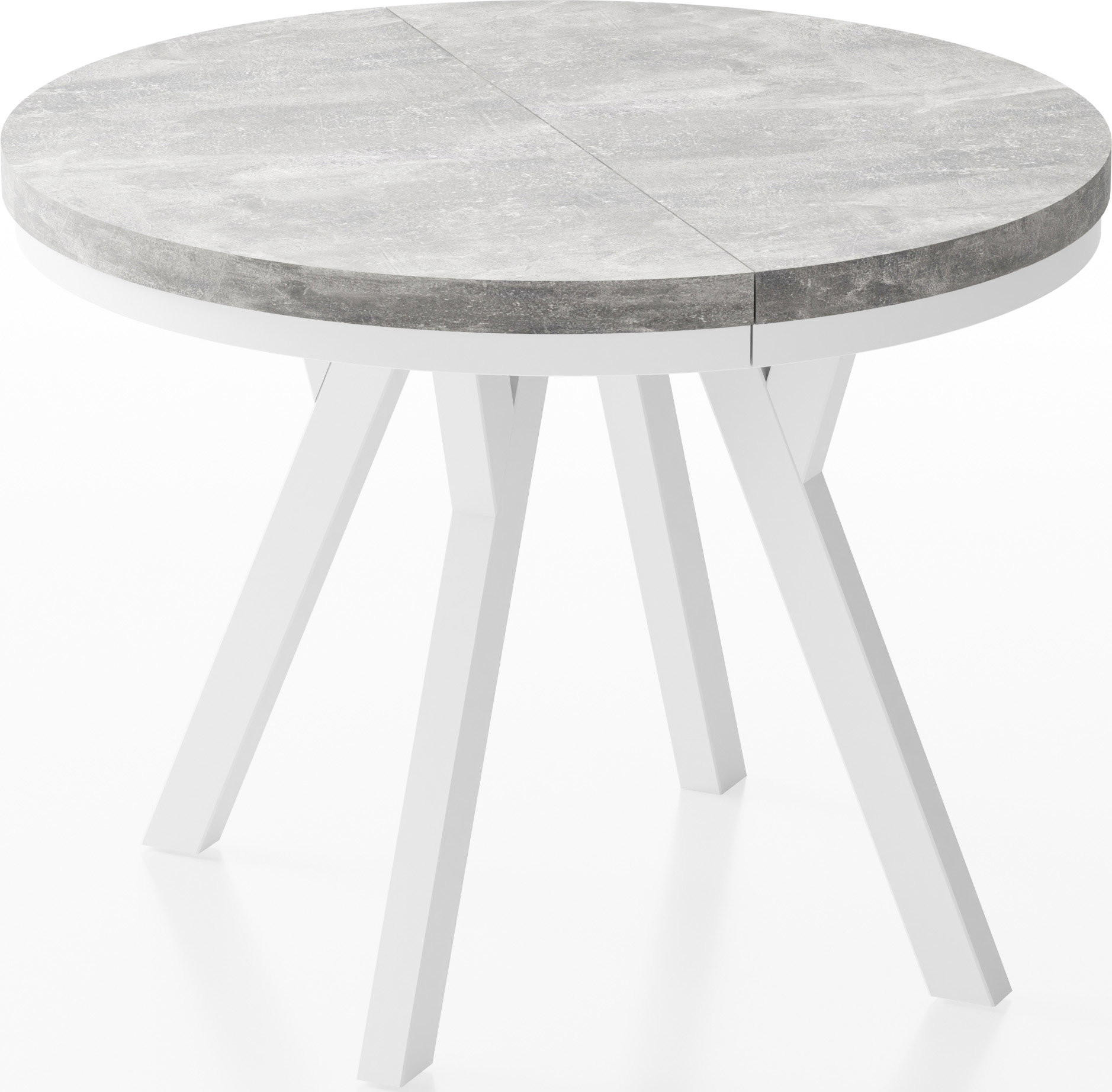 WFL Group Esstisch Hellgrau 200x76x100 cm
