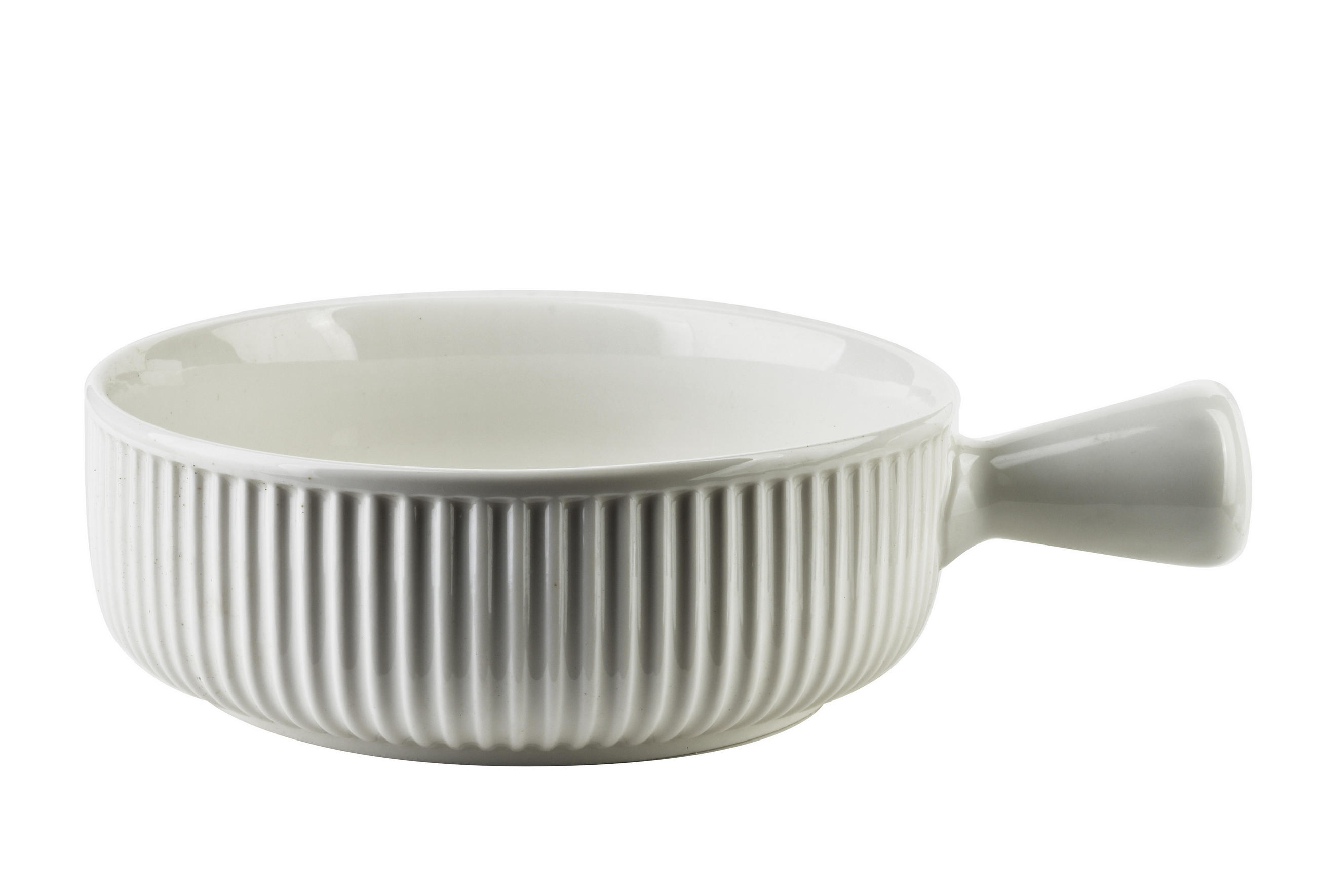 SERVIERSCHALE Basic Weiß 21/16/6 cm Keramik - Weiß, Keramik (16/6/21cm) - Mondex