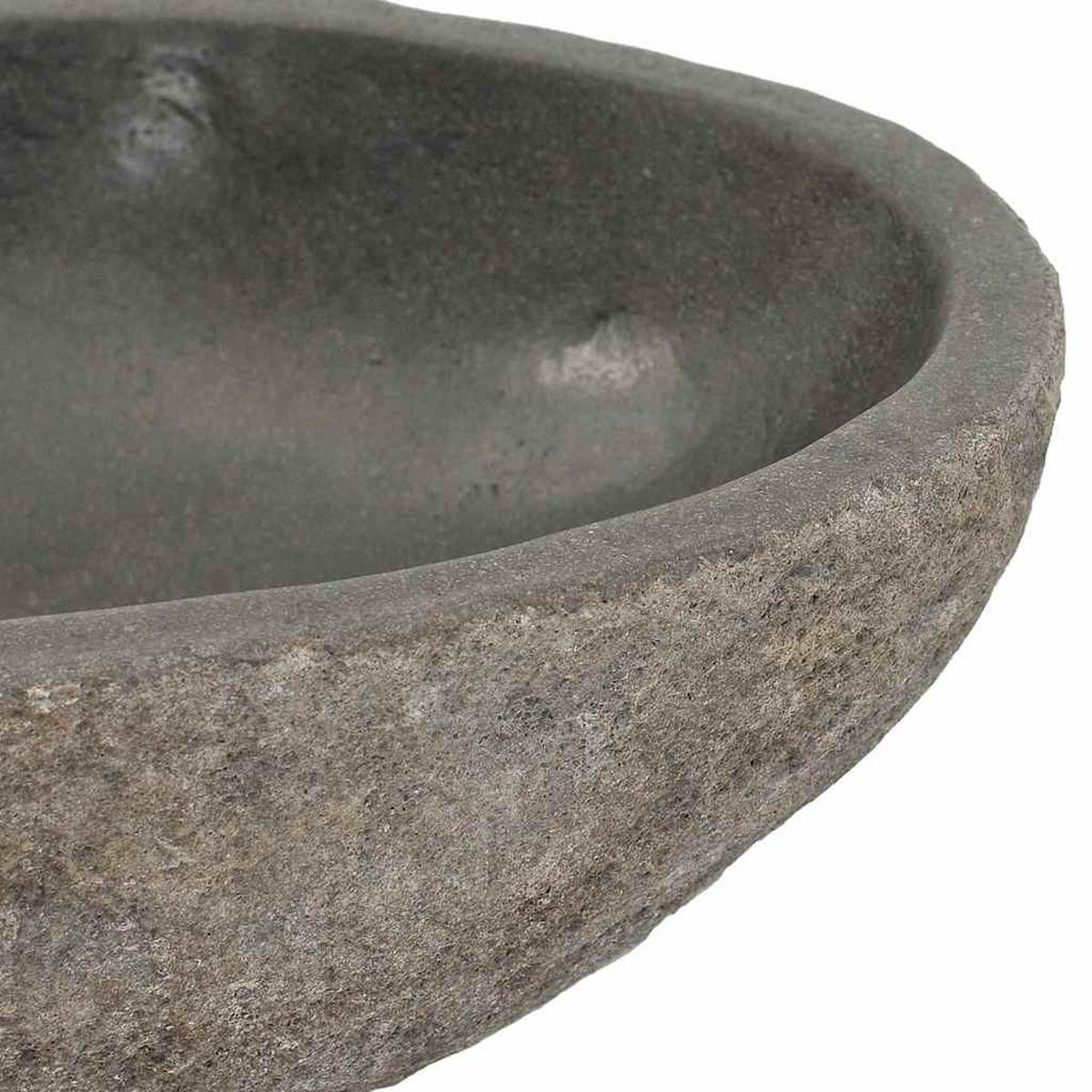 WASCHBECKEN Landis 38/31/12 cm - Anthrazit, Stein (38/12/31cm) - Nettlife