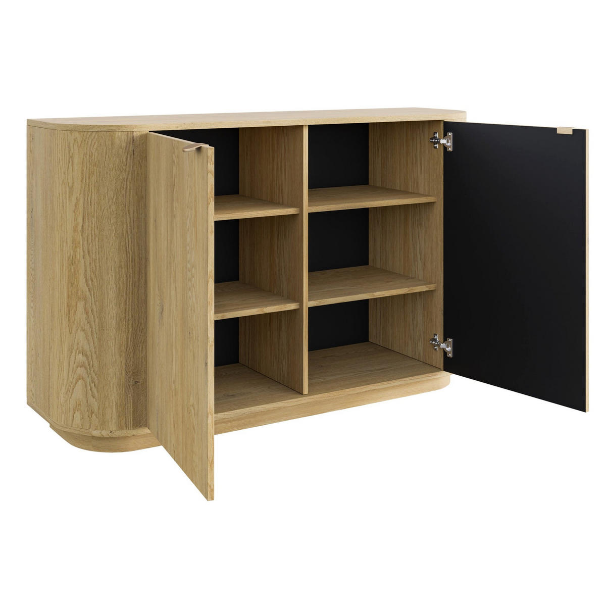 SIDEBOARD Coru dub cremona torro 140cm - zlatá/farba duba, kov/kompozitné drevo (140/90.9/39.1cm) - Selsey