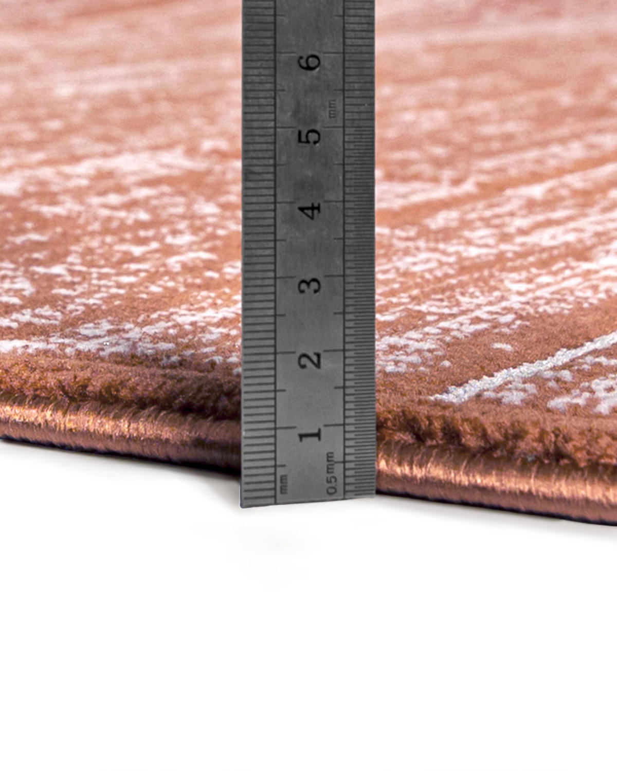 TEPPICH Alin Terracota Mazovia 120x170cm Rot Abstrakt Kurzflor - Rot, Textil (120/170cm) - Mazovia