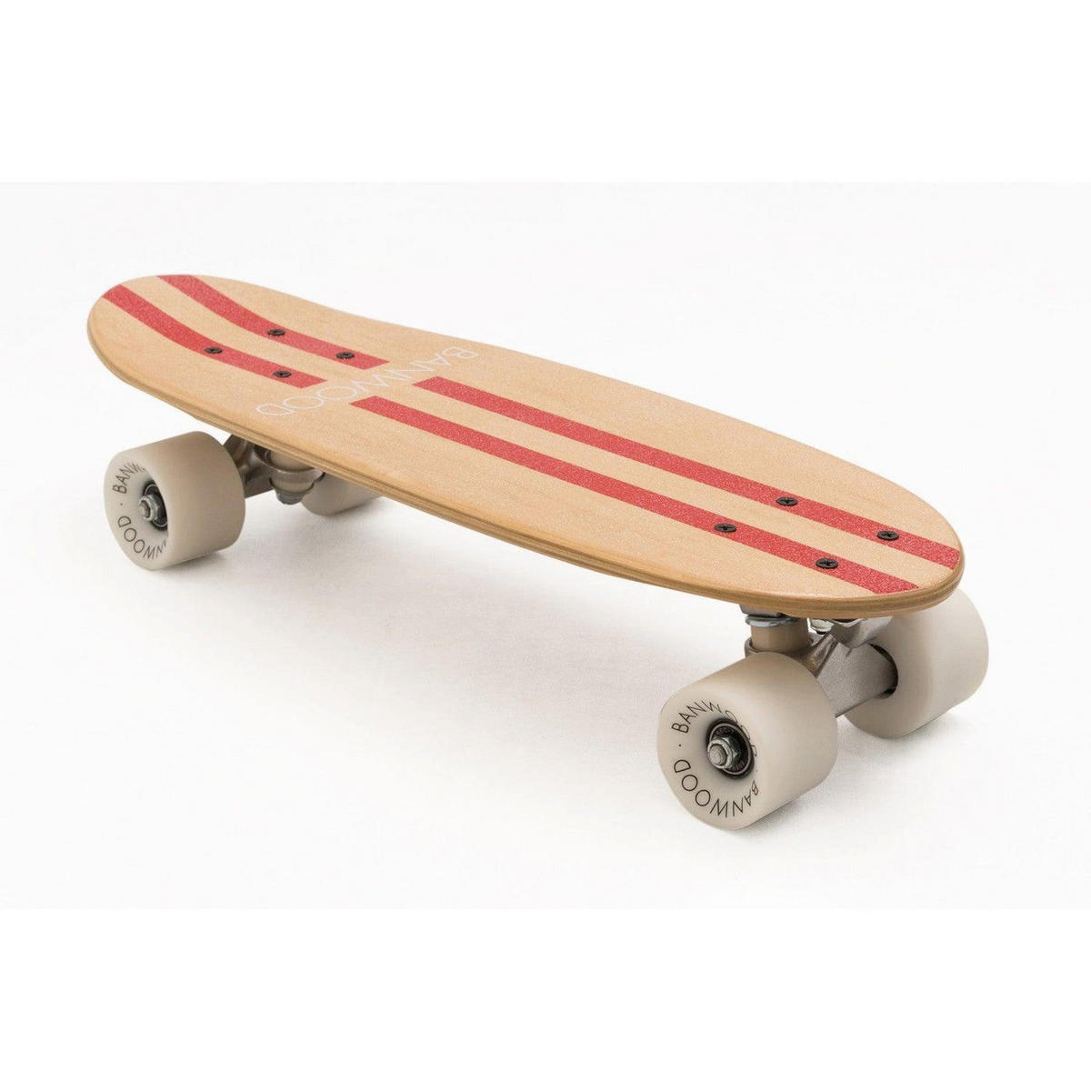 SKATEBOARD aus Holz für Kinder, ab 3 Jahren, Rot - Rot, Holz (17.5/54cm) - Banwood