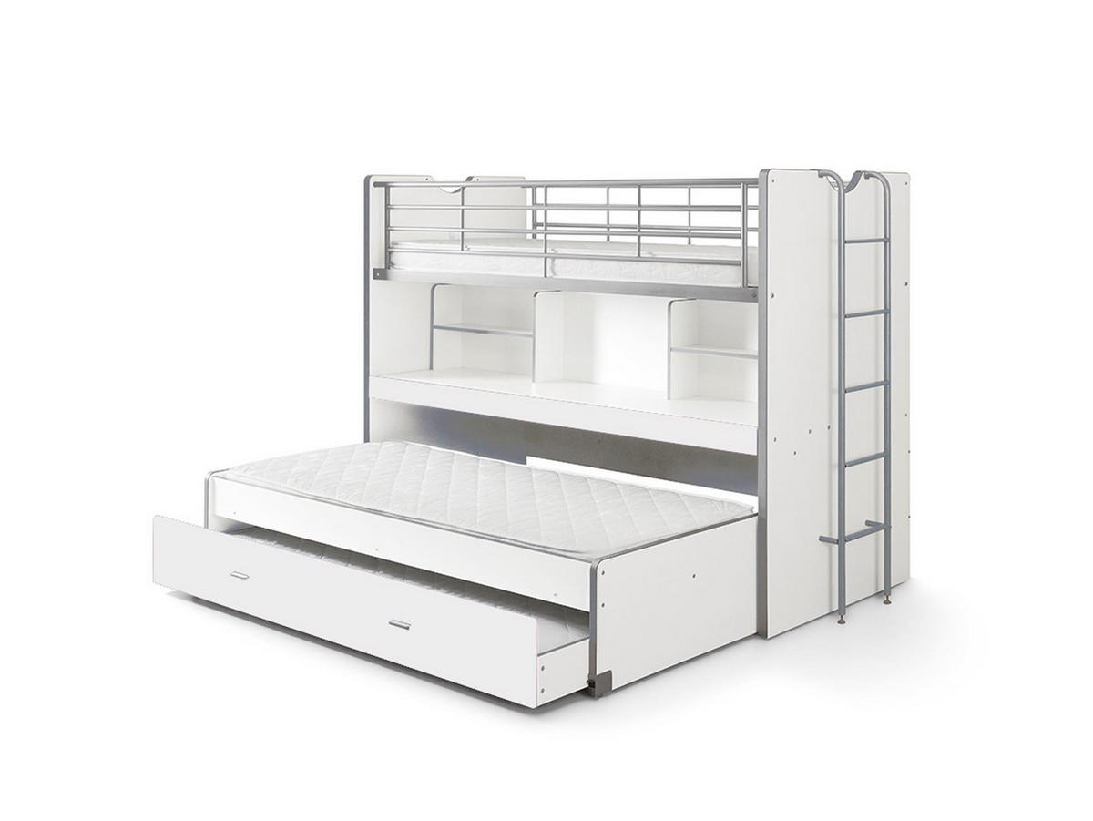 HOCHBETT Kalinda 222x161x102 aus Holzwerkstoff+Metall in Weiß - Weiß, Holzwerkstoff (90/200cm) - 58aufmkessel