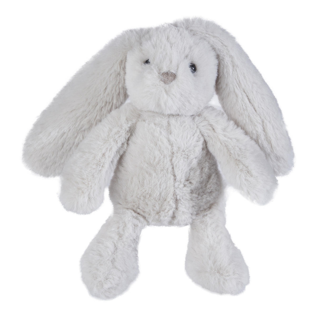 KUSCHELTIER Soft Hugs Hase - Polyester - Hellgrau - Grau, Kunststoff (5/10cm) - Butlers