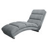 RELAXLIEGE Holiday - Chromfarben/Alufarben, Holz/Textil (62/84/180cm) - MIRJAN24