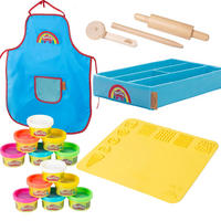 SPIELSET KNETE roba x Play-Doh Extra groß - Multicolor, Holzwerkstoff (30/40/1cm) - Roba