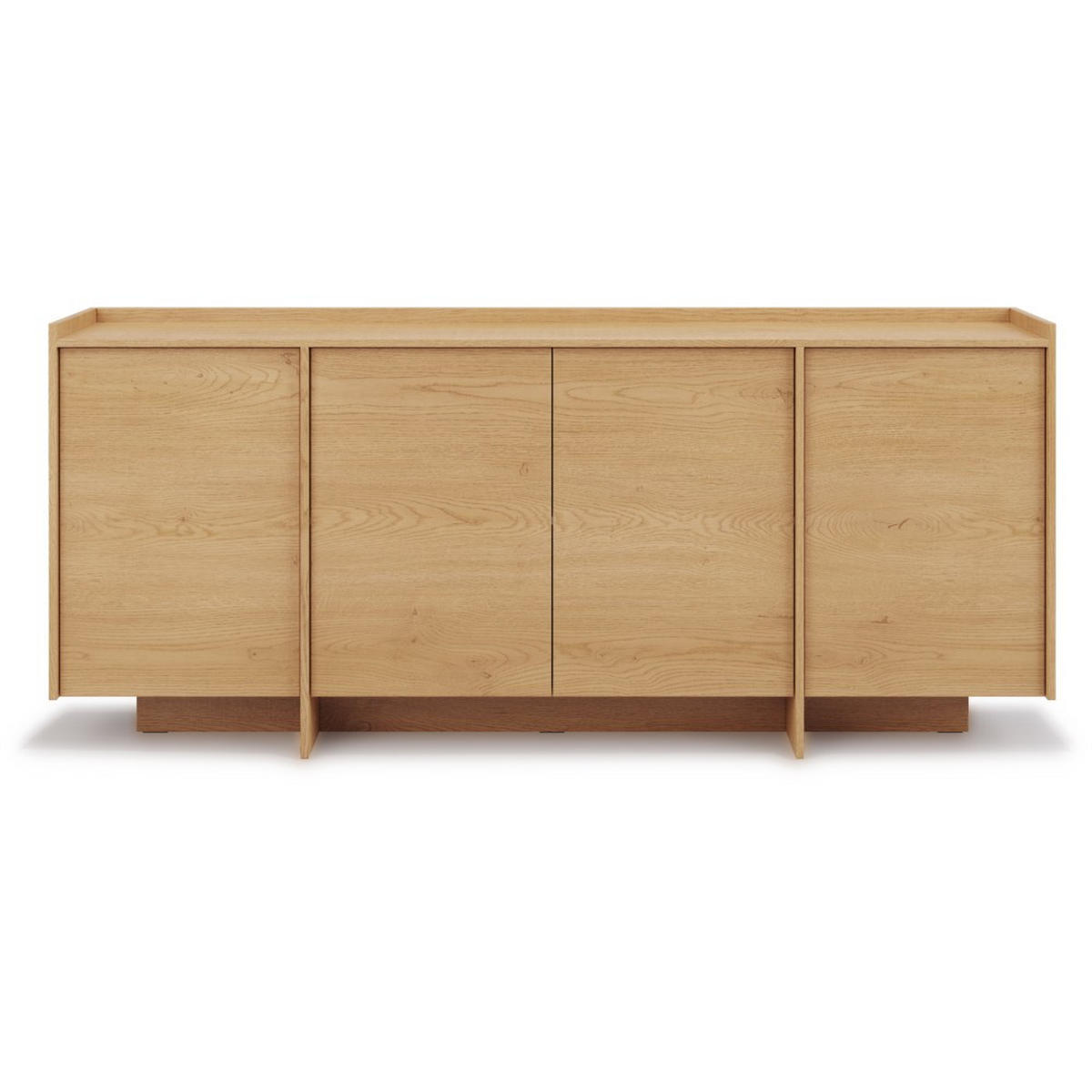 KOMMODE Juni mit 4 Türen, 200 cm, eiche Cremona - Eichefarben, Holzwerkstoff (200/90/38cm) - Beautysofa