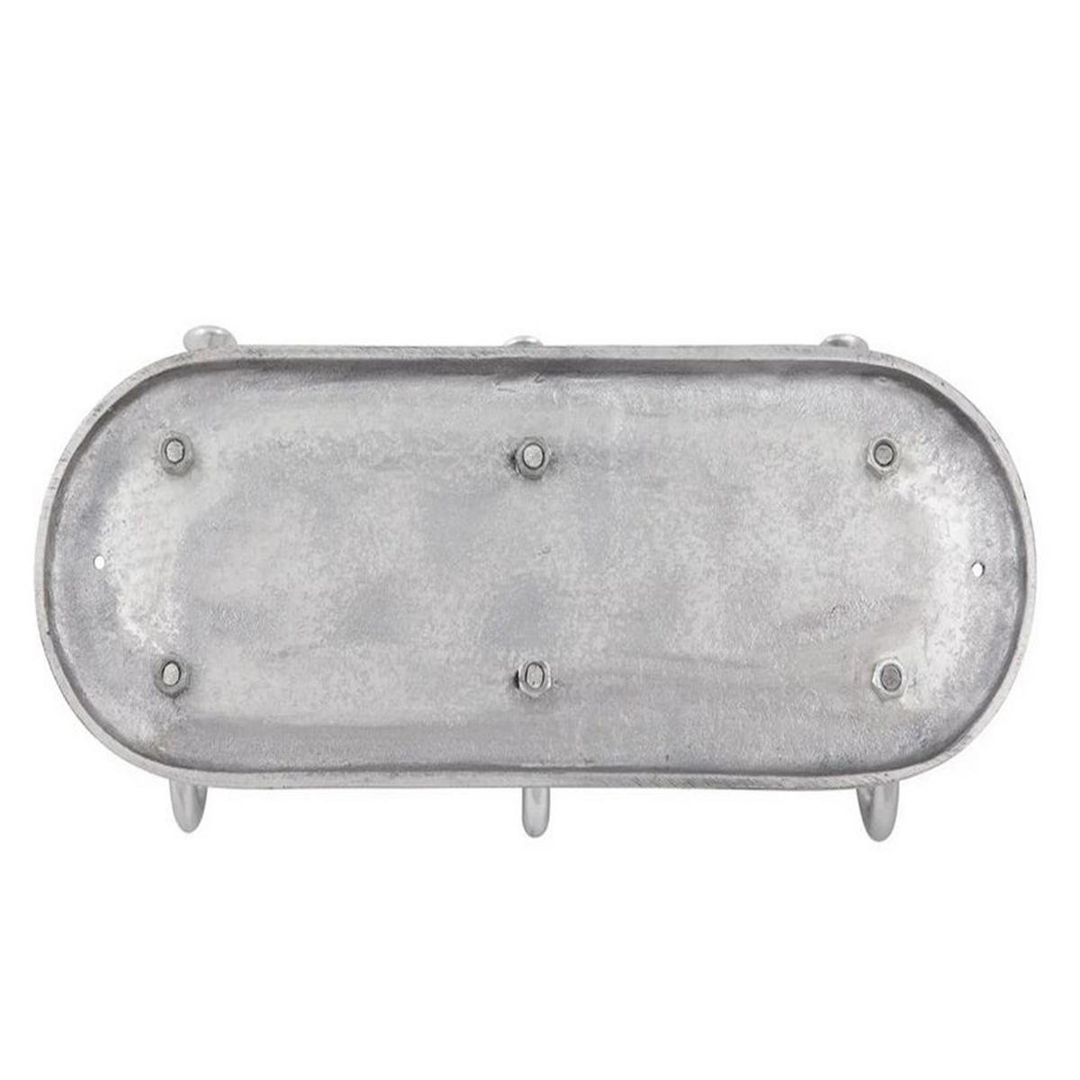 WANDGARDEROBE HOOK 24x14x45 cm, Metall, silber - Silberfarben, Metall (14/24/45cm) - Light & Living