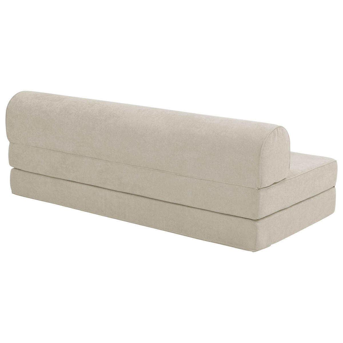 FALTSOFA Katusha Flachgewebe beige - Beige, Kunststoff (80/57/160cm) - 58aufmkessel