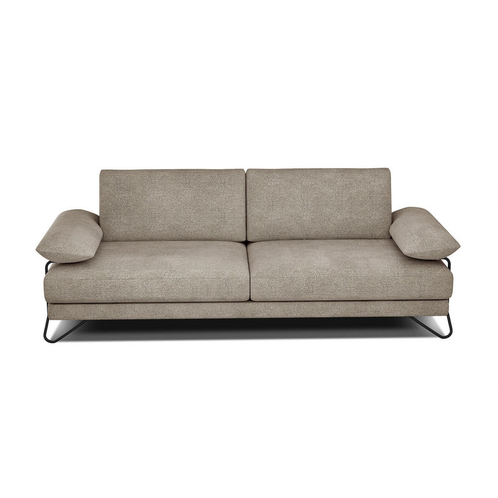 Thumbnail - Courtois Laville Sofa, Taupe, Textil, 3-Sitzer, Rechteckig, 245x87x96 cm, Wohnzimmer, Sofas & Couches, Sofas, 3-Sitzer S...