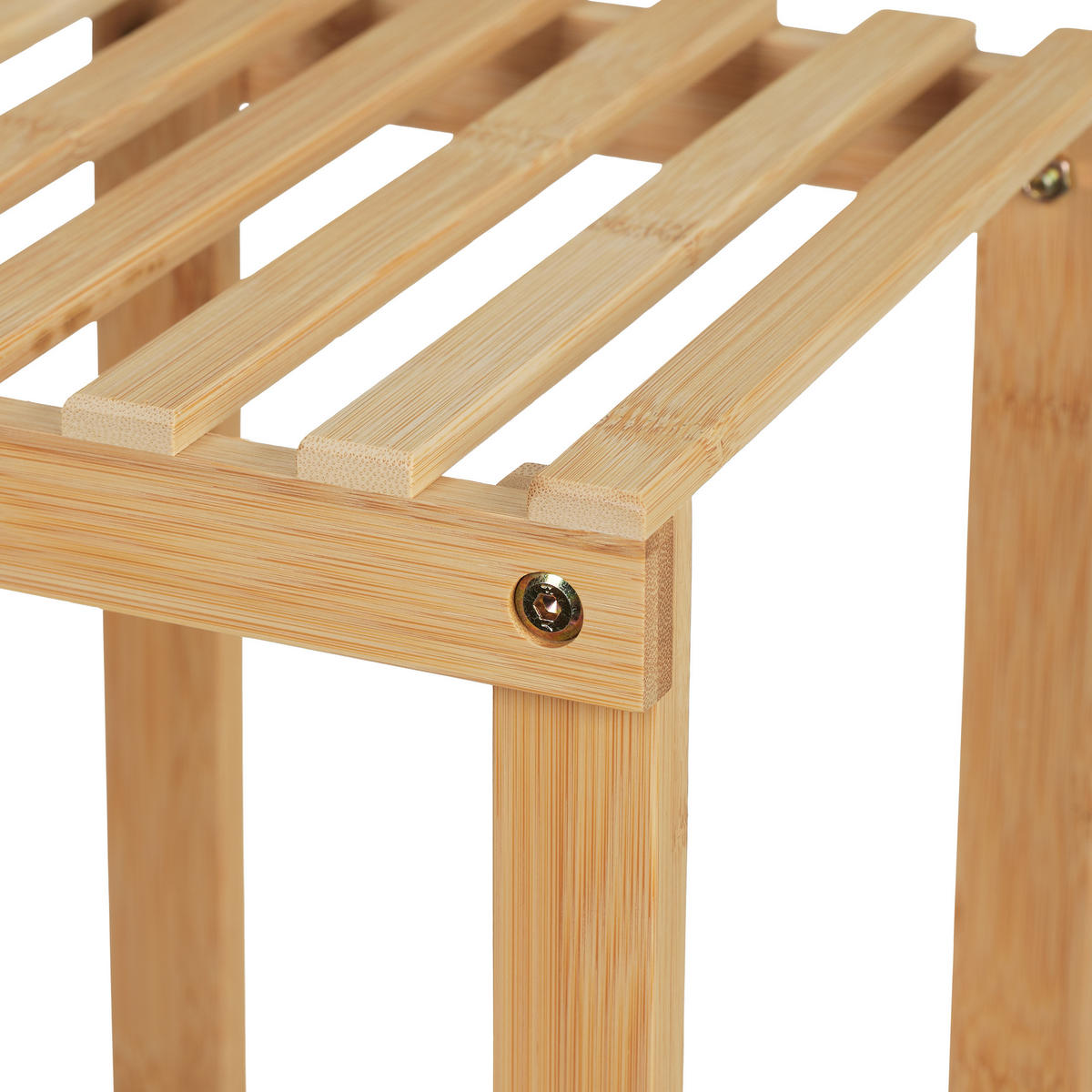 PFLANZENREGAL - Hellbraun, Holz (62/101/62cm) - Relaxdays