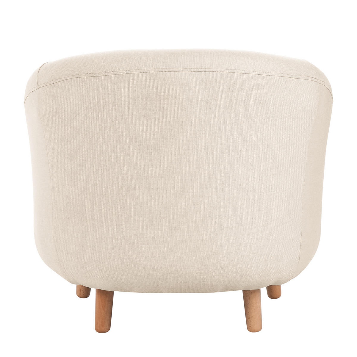 SESSEL - Webstoff, Beige - Beige, Textil (79/74/74cm) - home24