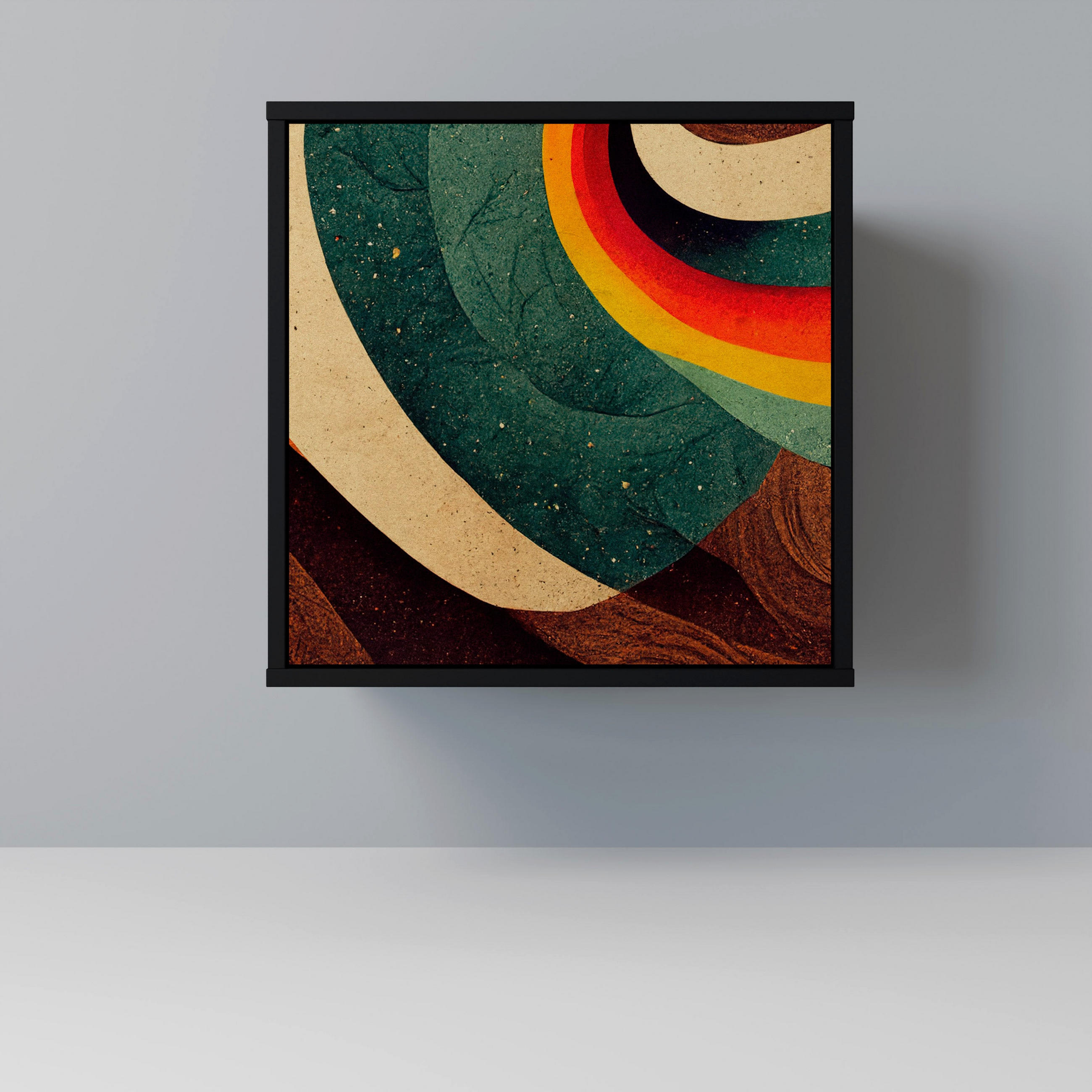SpaceRebels Sideboard Schwarz 57.5x57.5x42 cm