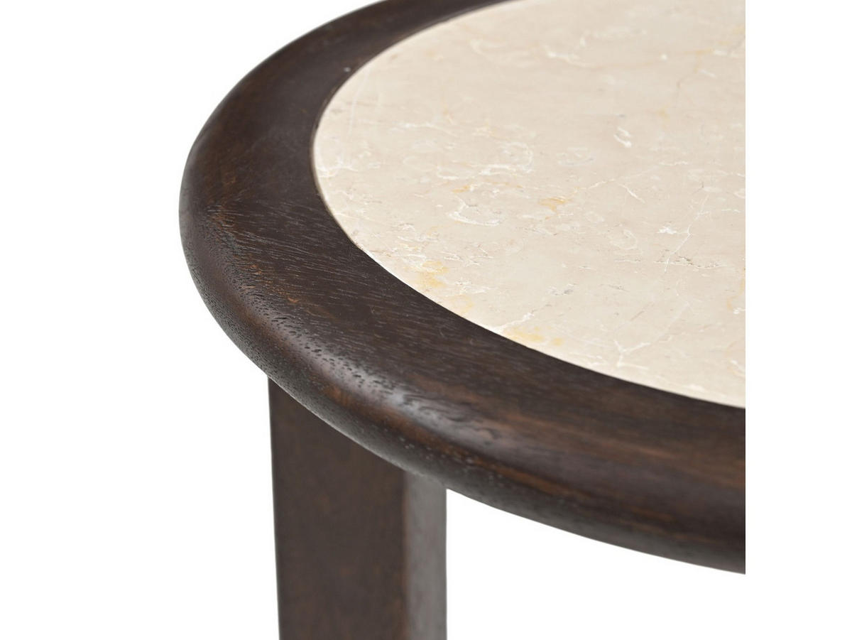BEISTELLTISCH Vinn Mangoholz 40 cm / 40 cm Braun - Braun, Holz (40/40/55cm) - Villa Möbel