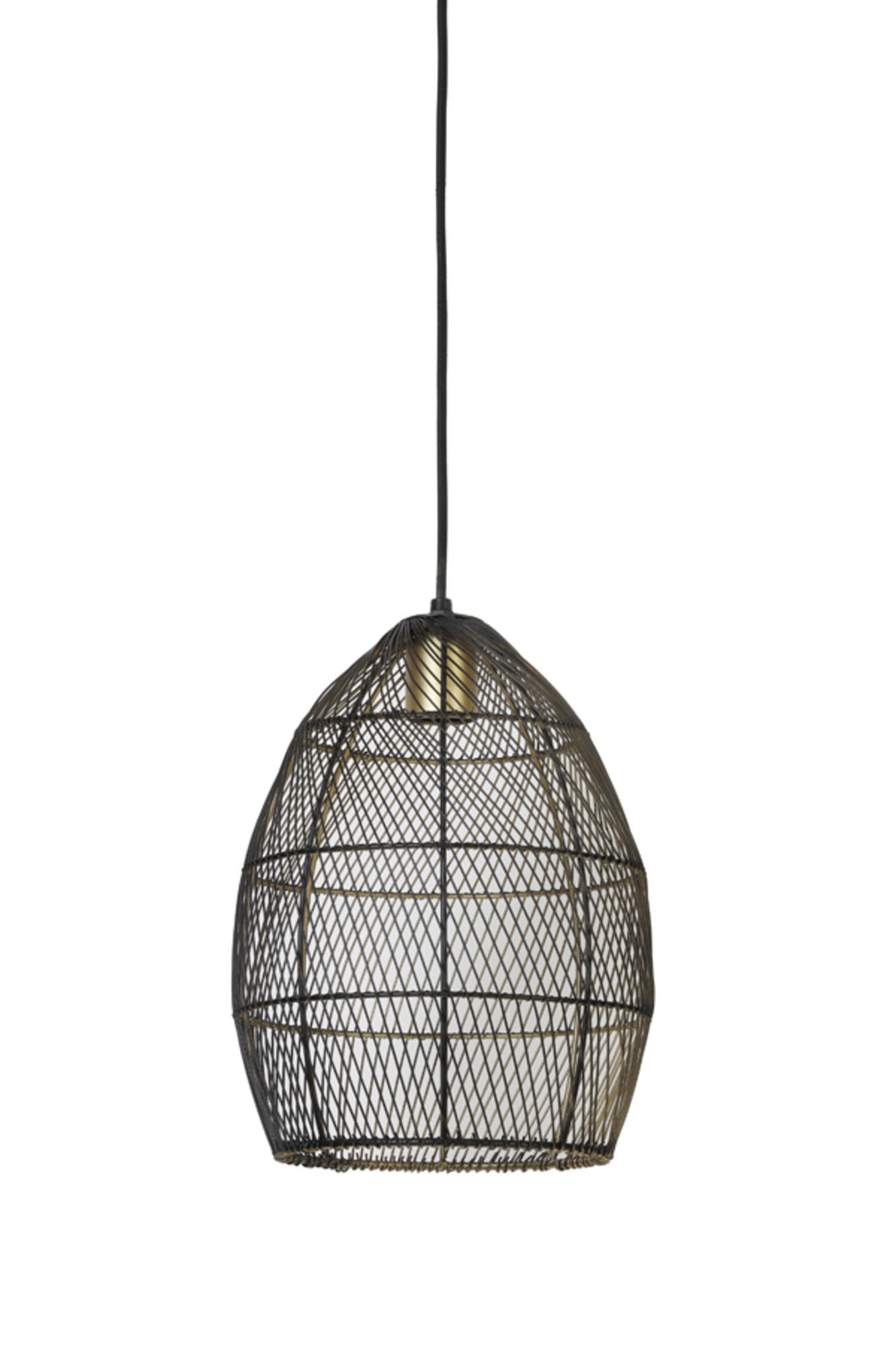 HÄNGELAMPE Meya Schwarz Ø23/31 cm - Schwarz, Metall (23/23/31cm) - Light & Living