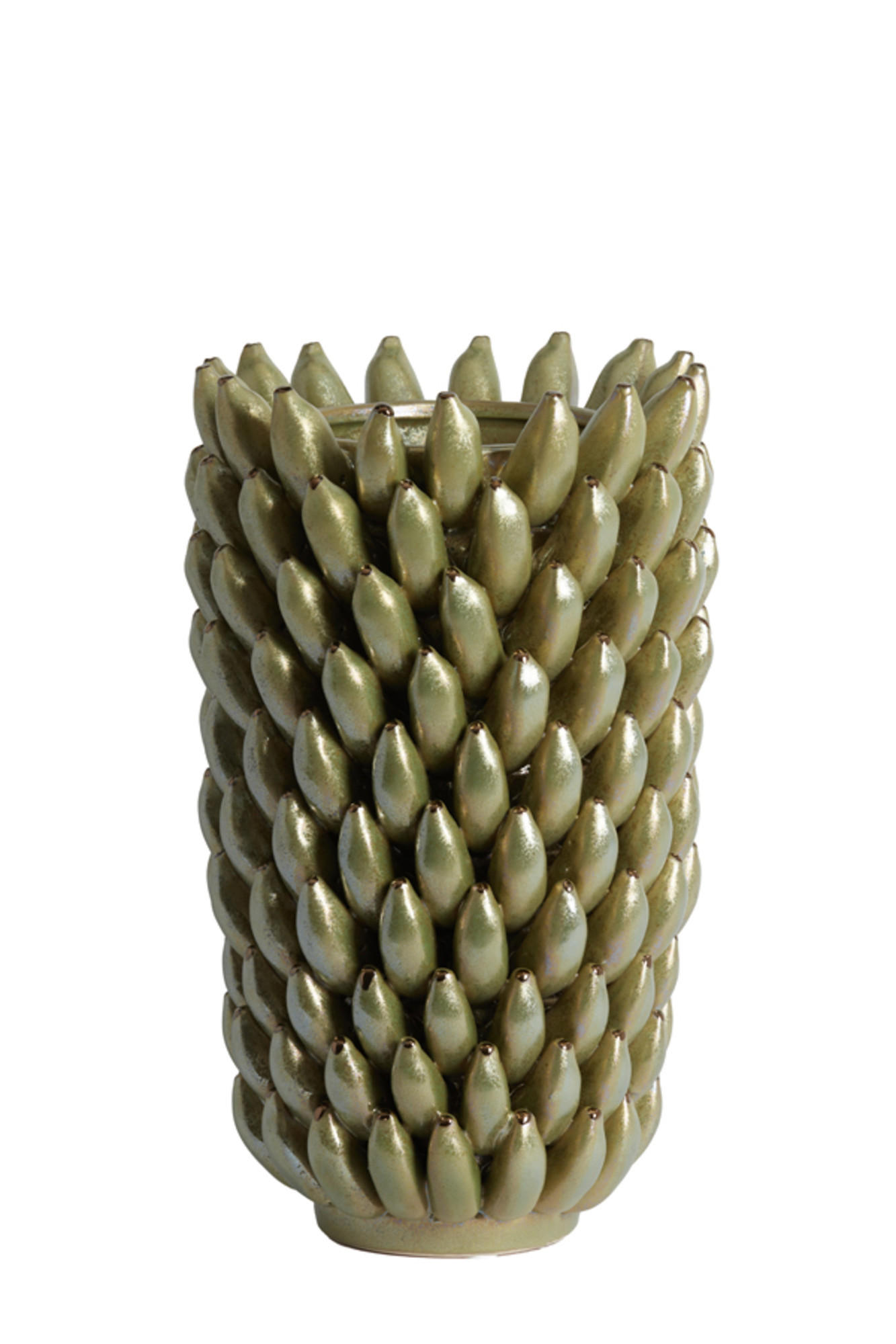 VASE Zita Grün Ø25/45 cm - Grün, Keramik (45cm) - Light & Living