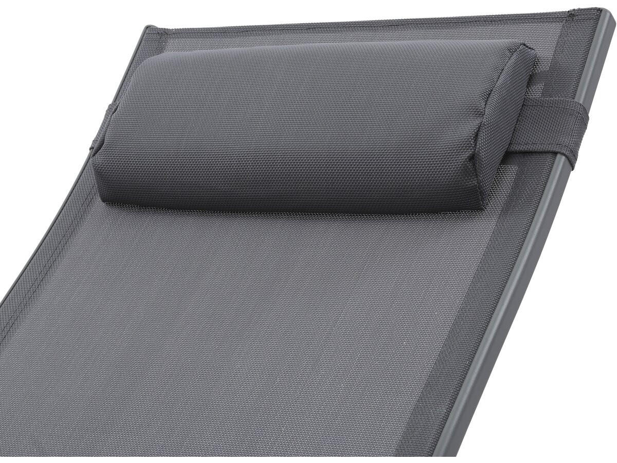 SONNENLIEGE Beauty 2er-Set Dunkelgrau - Dunkelgrau, Textil/Metall (181/93/58cm) - Habitat Garten