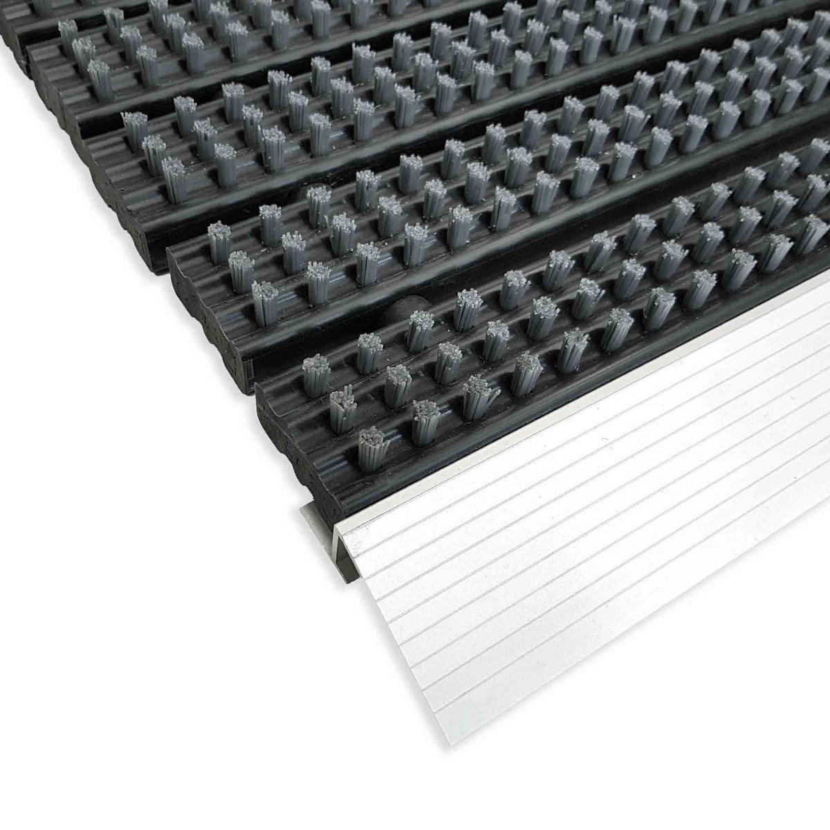 FUSSMATTE INNEN UND AUßEN SUPER BRUSH - Grau, Textil (45/75cm) - Astra