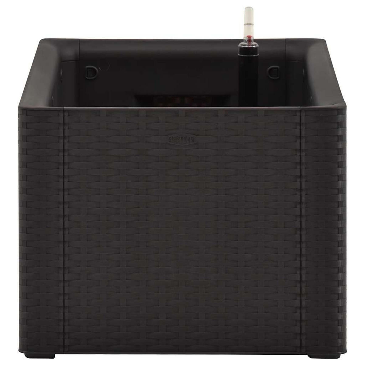 GARTEN-HOCHBEET Selbstbewässerungssystem Anthrazit 100/43/33 Cm - Anthrazit, Kunststoff (100/33/43cm) - vidaXL