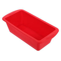 BROTBACKFORM Silikon 19.5 cm - Rot, Kunststoff (9.5/5.5/5.5cm)
