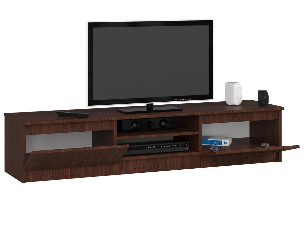 TV-LOWBOARD 160, 33x160x40 cm, Wenge - Wengefarben, Holz (40/33/160cm) - Milordbikes