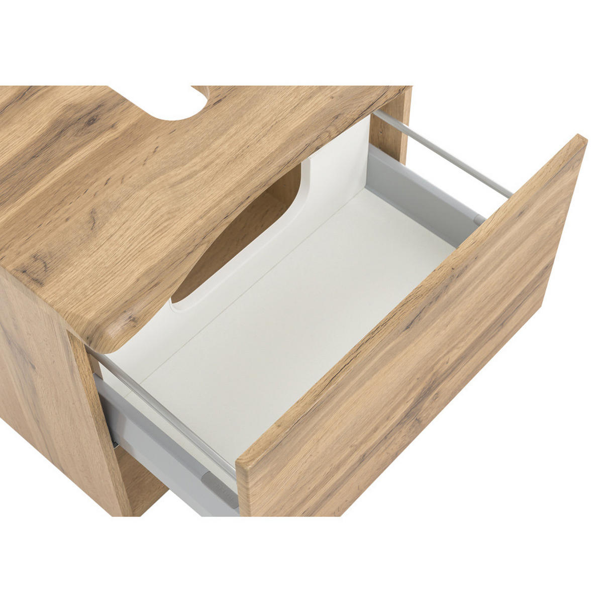 WASCHBECKENSCHRANK Kahla-03 - Braun, Holzwerkstoff (61/54/40cm) - Lomado