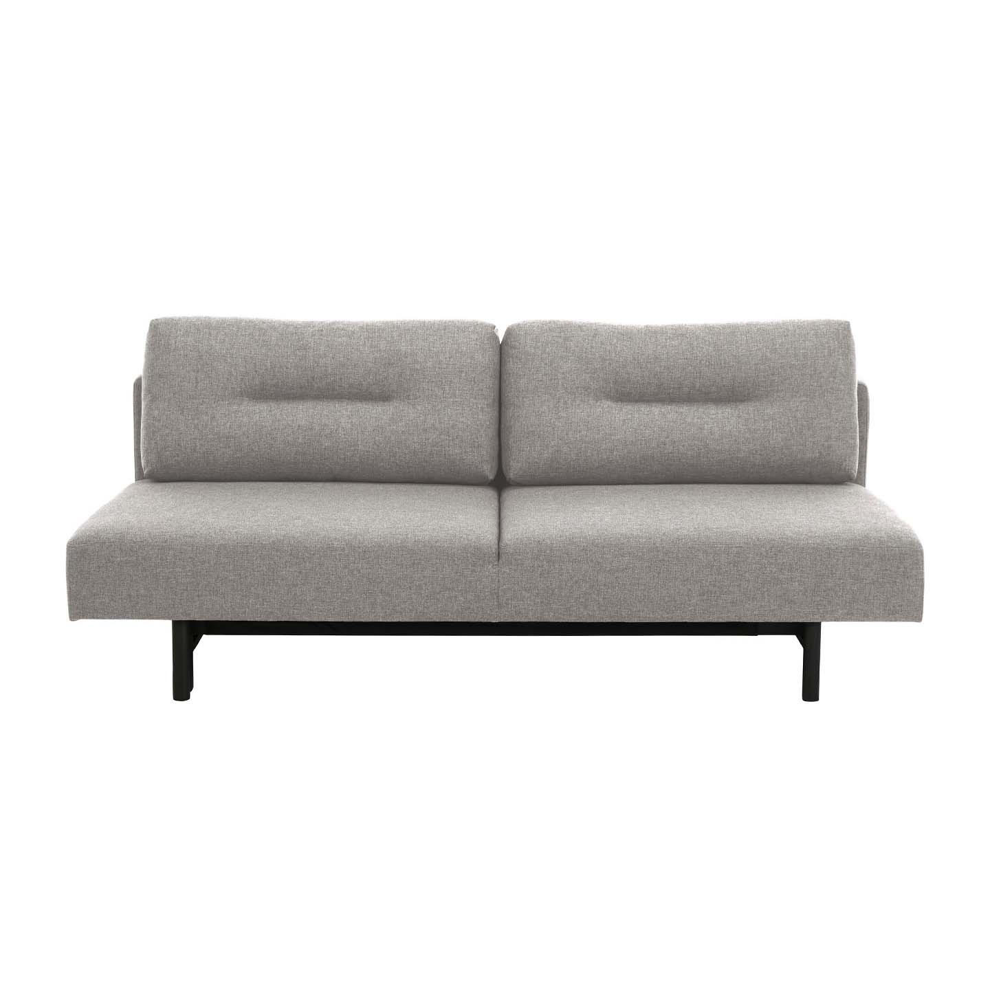 BÄDDSOFFA i grå, ekfärgad  - grå/ekfärgad, Design, metall/trä (200/83/105cm) - Best Price
