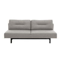 BÄDDSOFFA i grå, ekfärgad  - grå/ekfärgad, Design, metall/trä (200/83/105cm) - Best Price