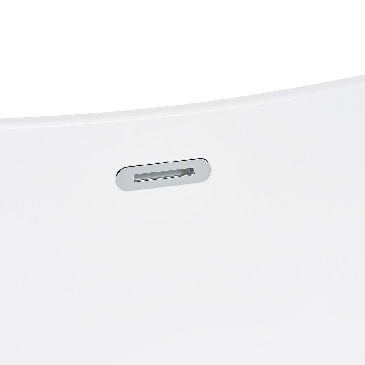 BADEWANNE FREISTEHEND 77x170x72 cm schwarz Antigua - Schwarz, Kunststoff (77/72/170cm) - Beliani