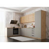 WINKELKÜCHE 330 x 210 cm Aspen K53-M330 - Beige/Eiche Artisan, Holz (330/212/210cm)