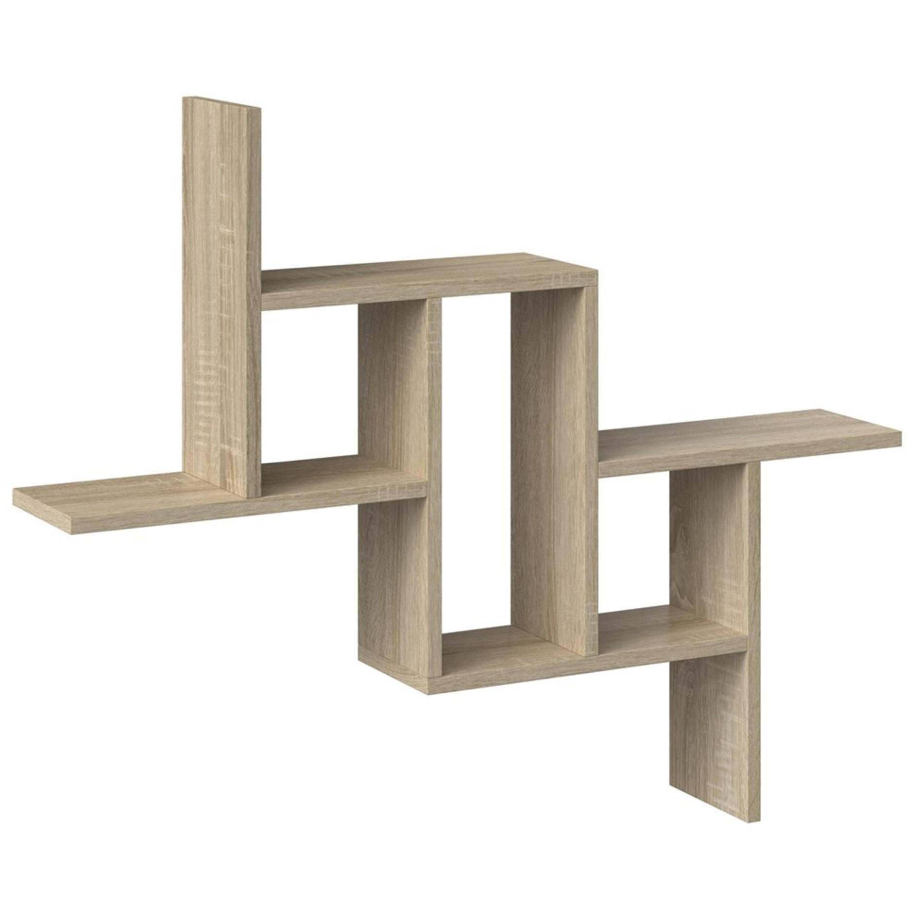 WANDREGAL Fiesta Sonoma Eiche 90 cm - Beige, Holzwerkstoff (119/55/18cm) - Selsey
