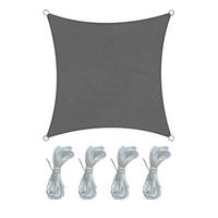 SONNENSEGEL Grau 360/360/1 cm - Grau, Kunststoff (360/360cm) - Mobili Rebecca