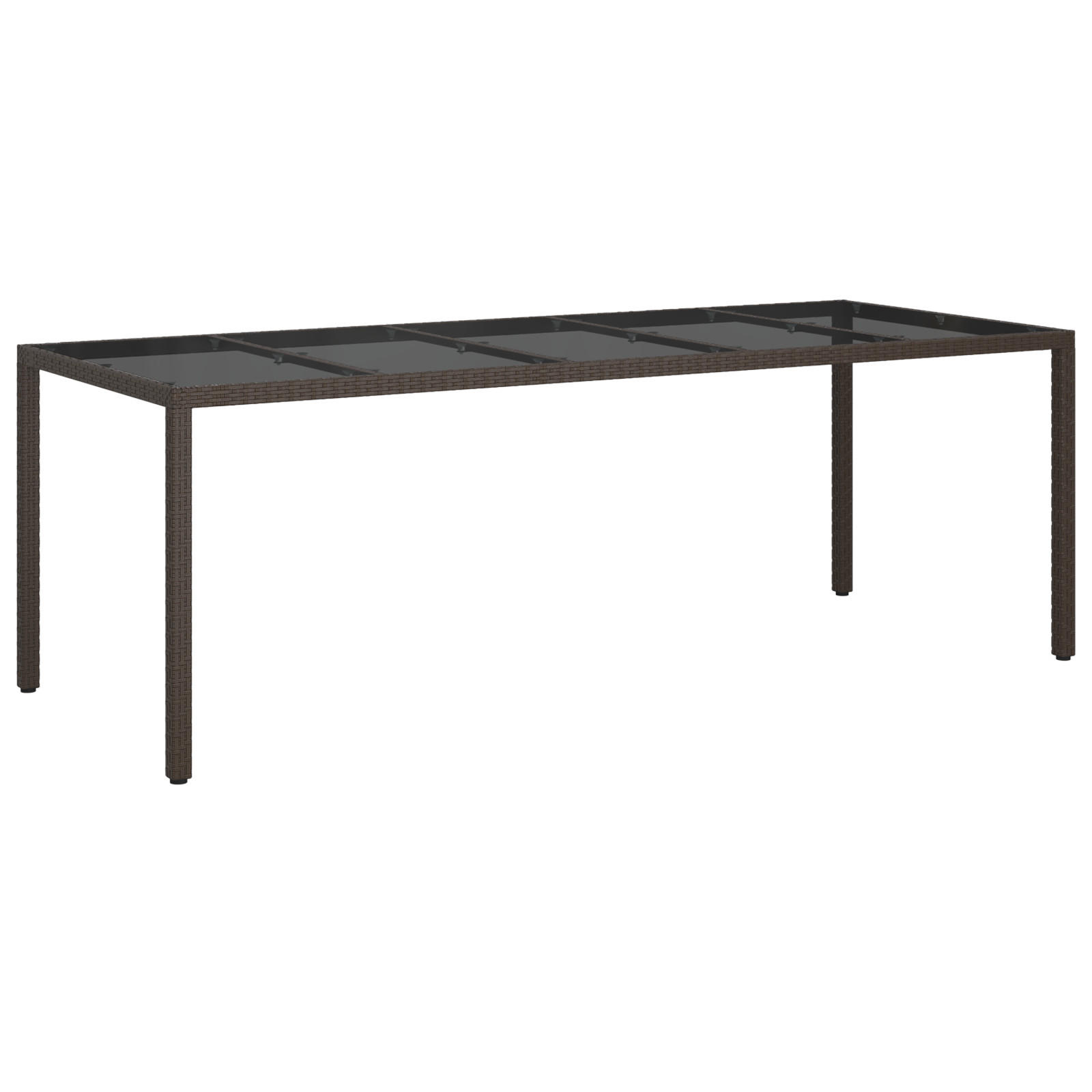 GARTENTISCH Berg 100/75/250 cm - Hellbraun, Naturmaterialien (100/250/75cm) - ZMH