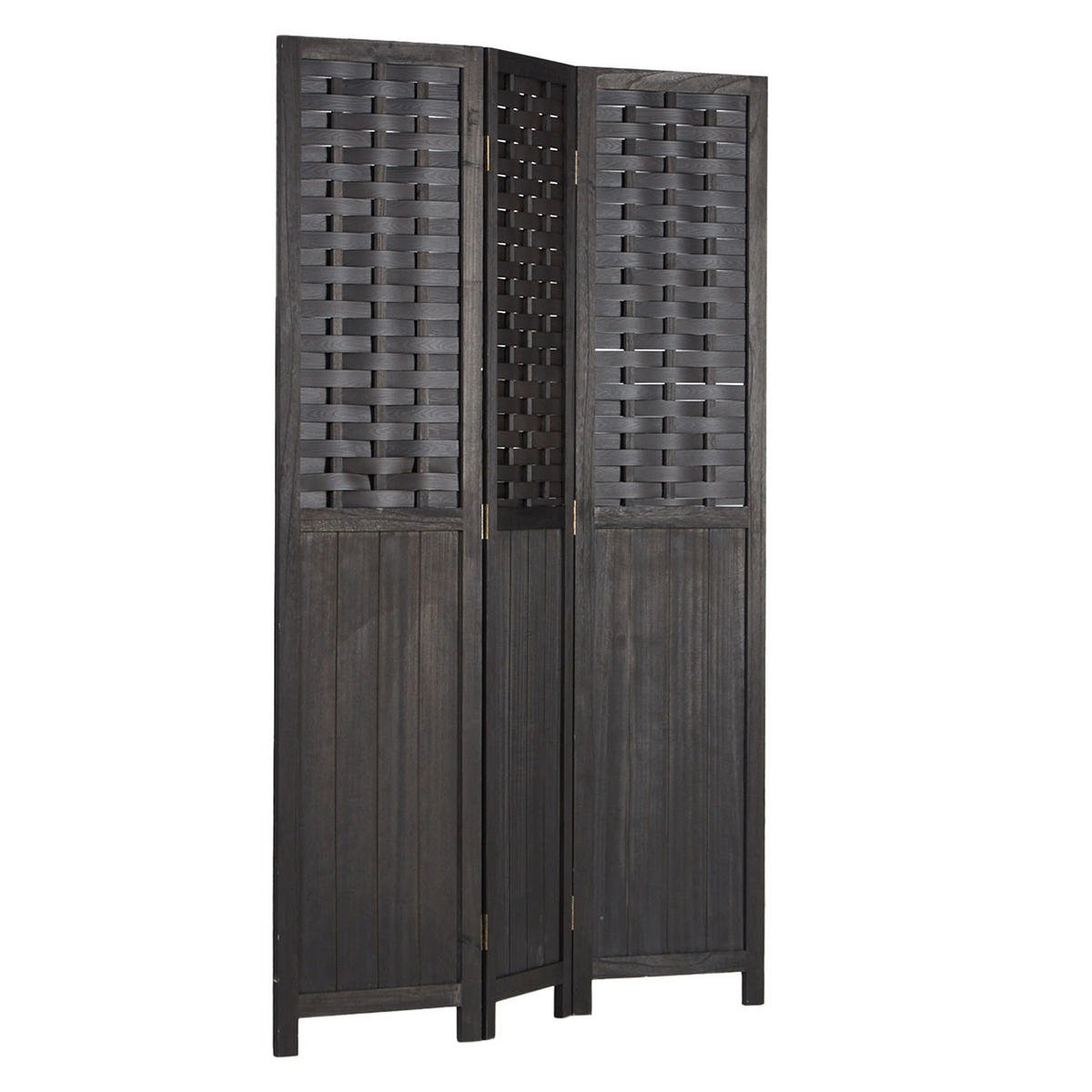 PARAVENT 120/170 cm Schwarz - Schwarz, Holz (120/170/2cm) - Homestyle4u