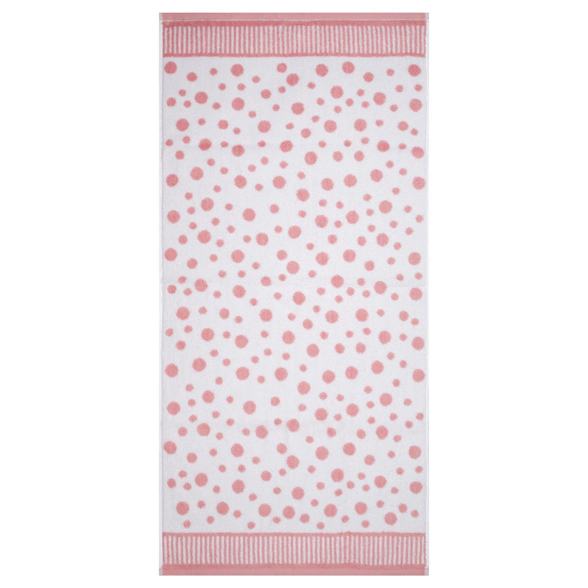 FROTTIERSET Punkte allover 6-teilig - Rosa, Textil (50/100cm) - Ross