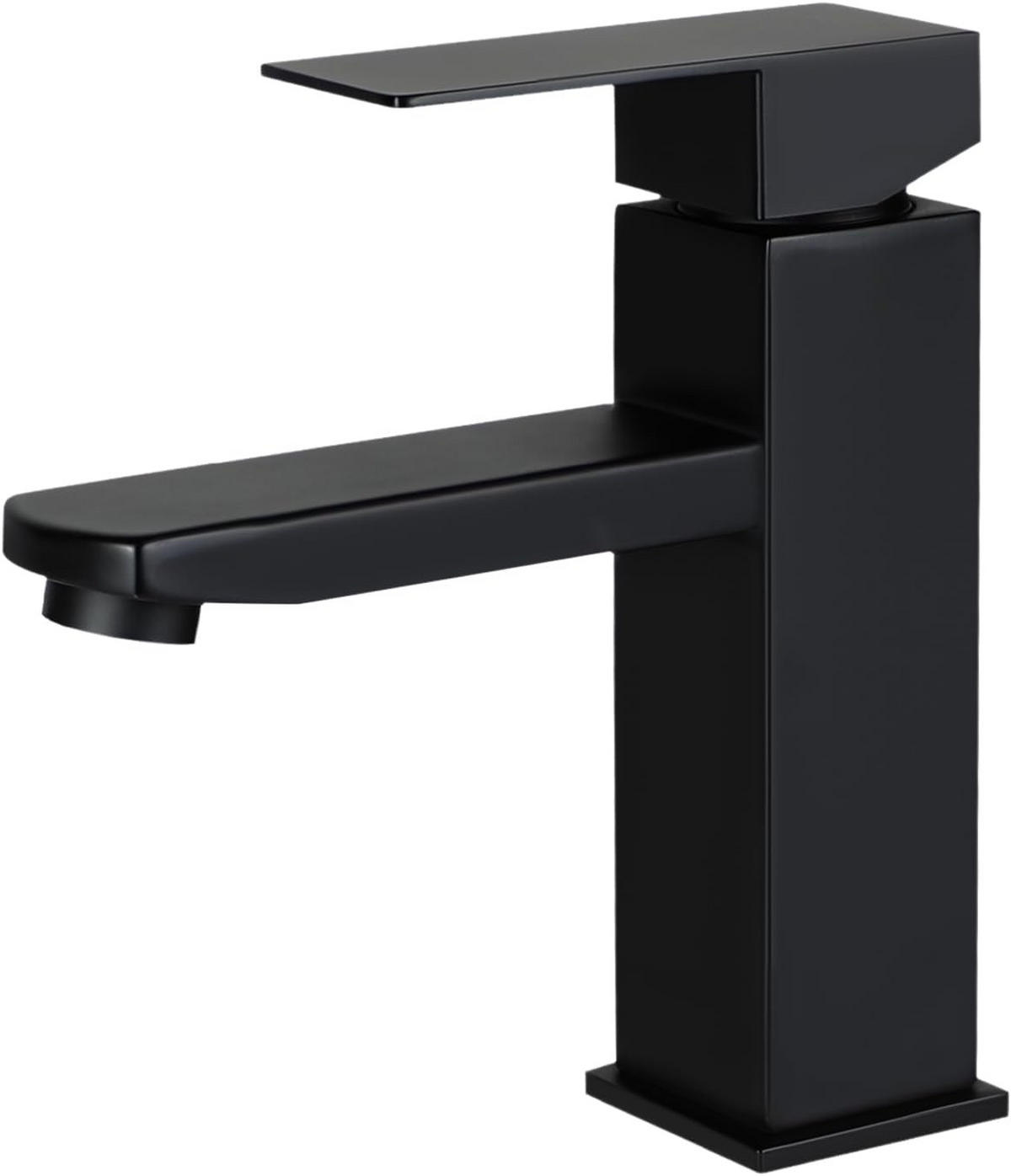 WASCHTISCHARMATUR Nixarn 4.9/17.3/16.2 cm - Schwarz, Metall (4.9/17.3/16.2cm) - ZMH