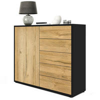 KOMMODE Ben Front in Eiche Nature - Eichefarben, Holzwerkstoff (79/74/36cm) - Vladon