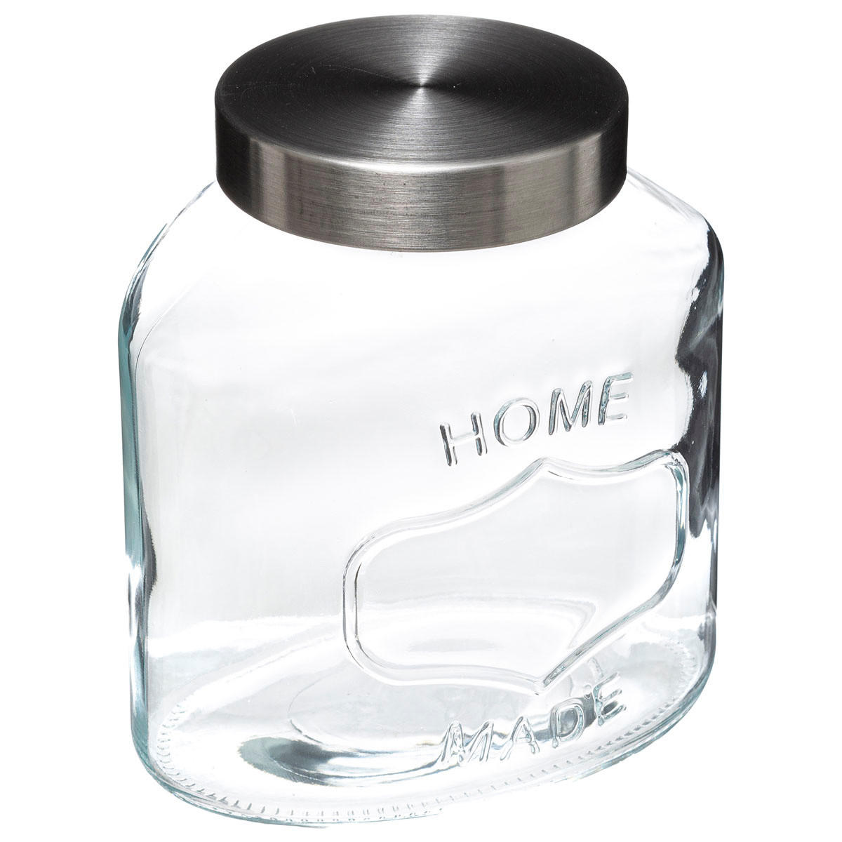 KEKSDOSE Glas Home 1 l 13,5/9,5/14,8 cm - Transparent, Glas (9.5/14.8/13.5cm) - 5five Simply Smart