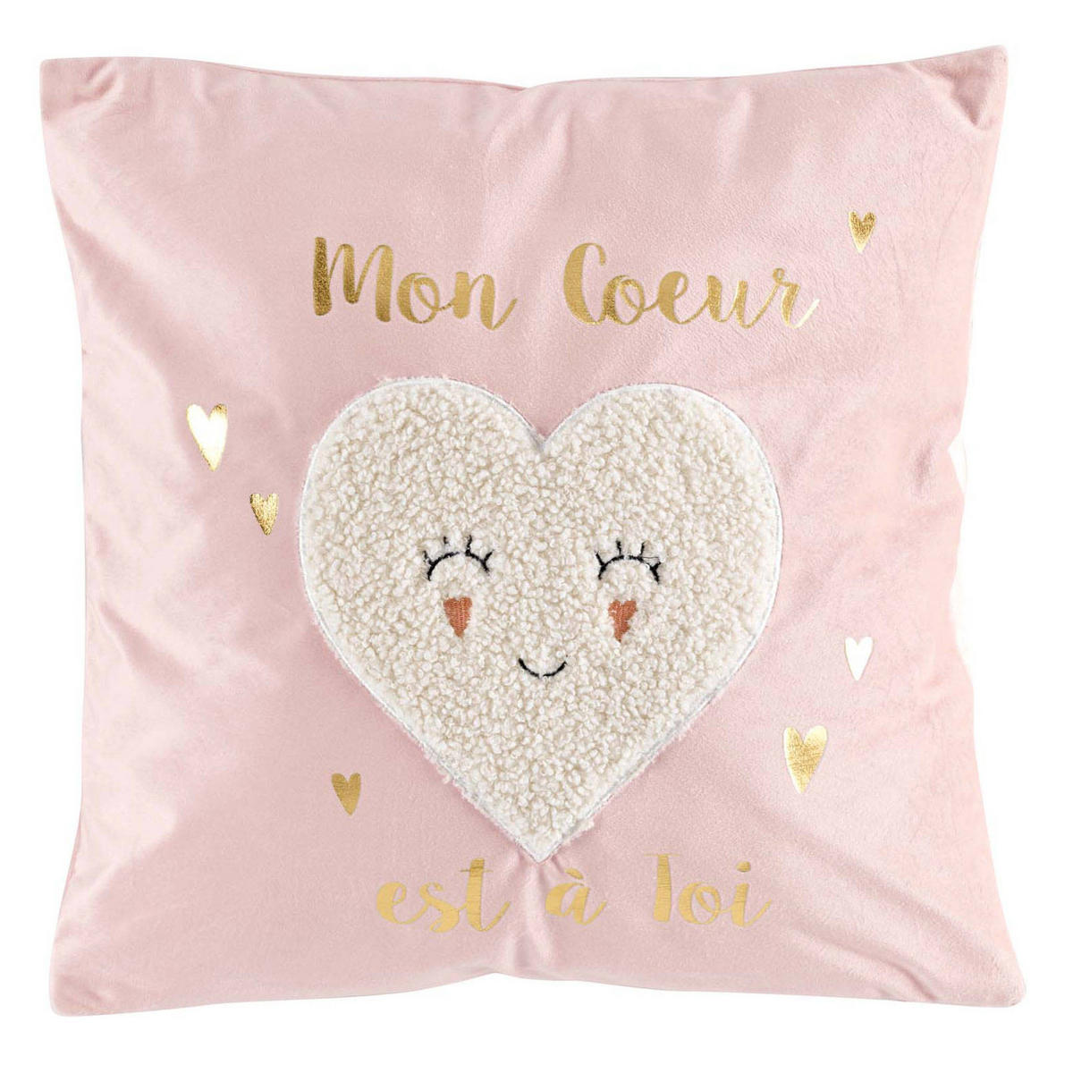 KINDERKISSEN 40/40 cm - Rosa, Textil (40/40cm) - Douceur d´intérieur