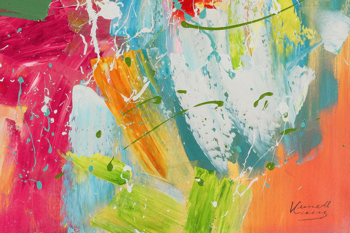 LEINWANDBILD 80/80 cm - Multicolor, Textil (80/80cm) - KUNSTLOFT