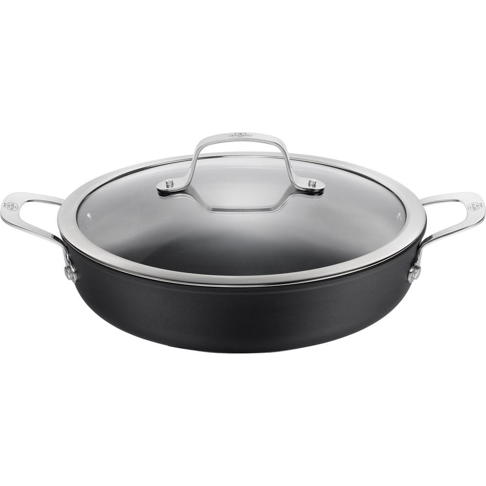 PFANNE Schwarz 33/25/6 cm ALBG3ED24D - Schwarz, Metall (24cm) - Ballarini