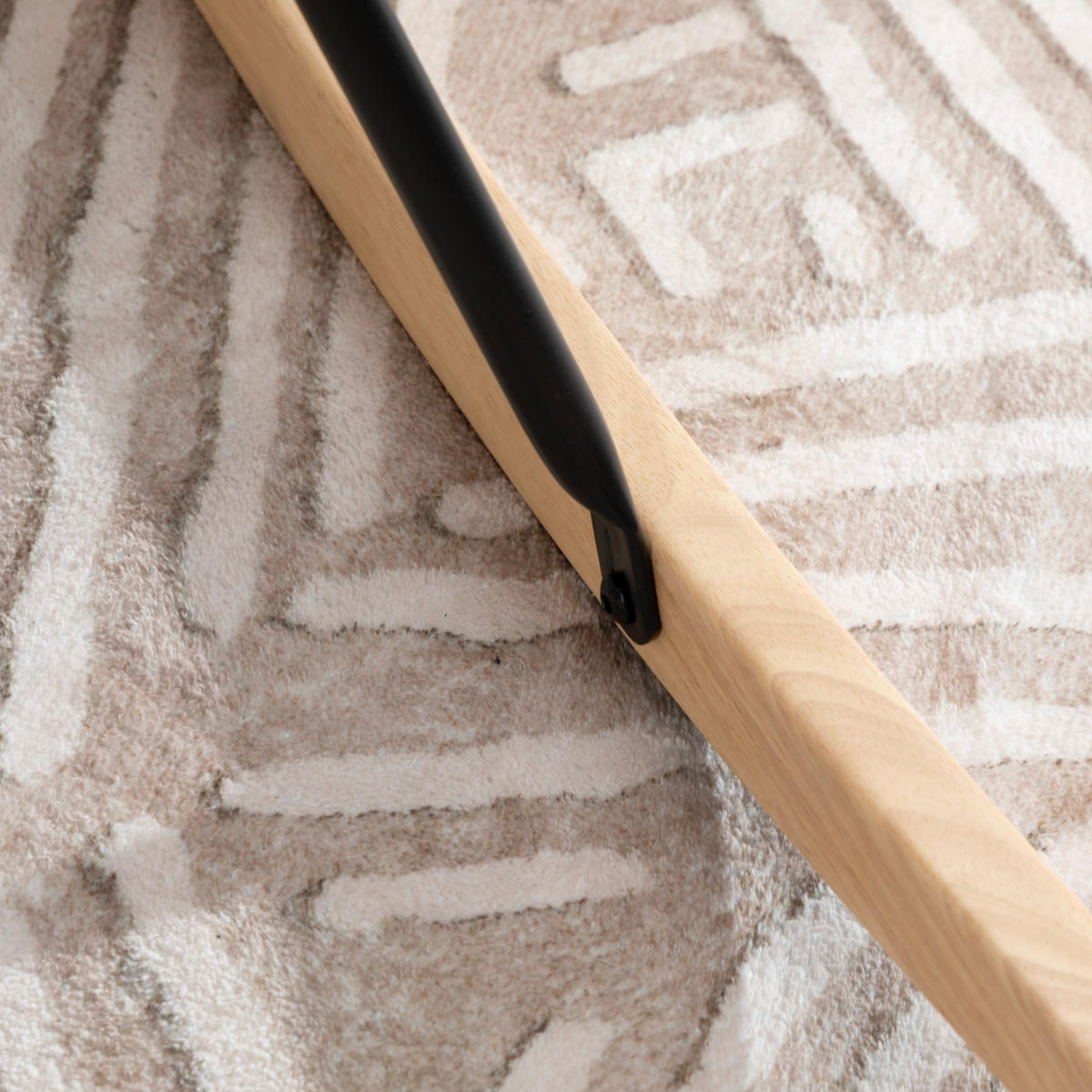 SCHAUKELSTUHL 74/94/96 cm aus Cordstoff mit Federkern und Gleitschutz, Beige - Beige, Textil (94/96/74cm) - Redom